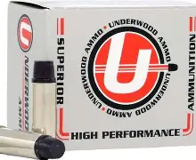 UNDERWOOD 44 REM MAG 255GR LEADCWADCUTTER AMMO 20RDS