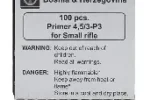 UNIS GINEX SMALL RIFLE PRIMERS 1000CT