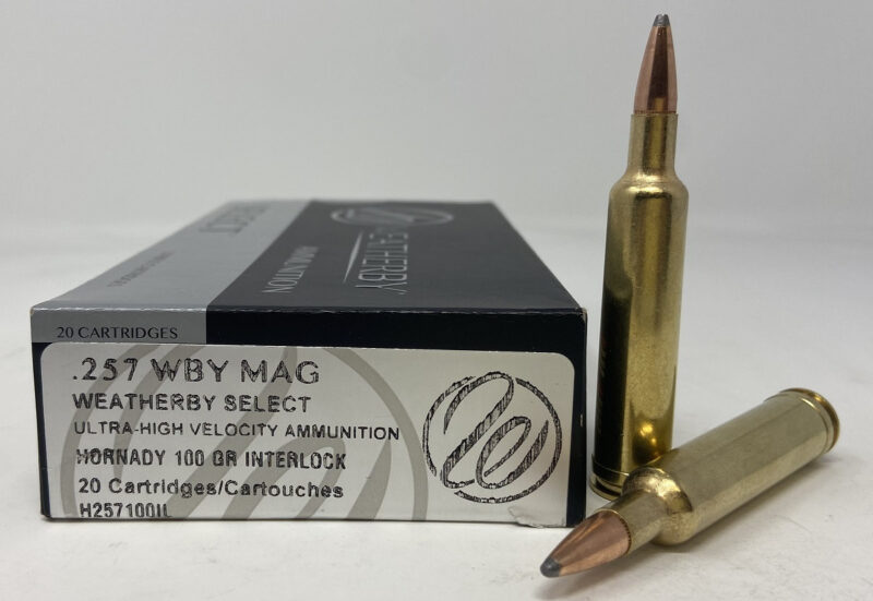 WEATHERBY 257 WBY MAG 100GR HORNADY INTERLOCK AMMO 20RDS