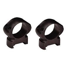 WEAVER 1" EXTRA HIGH - BLACK RINGS