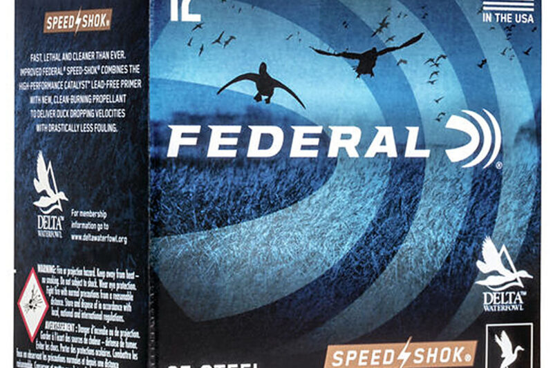 WF1422 FEDERAL SPEED SHOK STEEL 12GA 3" 1450FPS 1-1/4OZ #2 AMMO 25RDS