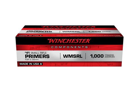 WINCHESTER #41 SMALL RIFLE PRIMERS WINCHESTER #41 SMALL RIFLE PRIMERS 1000CT