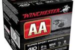WINCHESTER AA 410GA 2.5" 1/2OZ 1300FPS #8 AMMO 25RDS