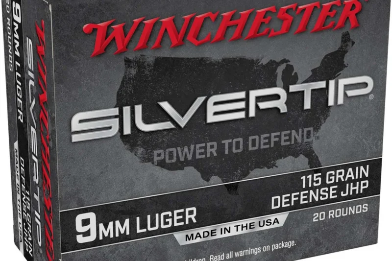 WINCHESTER SILVERTIP 9MM LUGER 115GR DEFENSE JHP AMMO 20RDS