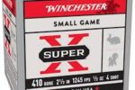 WINCHESTER SUPER-X SMALL GAME 410 BORE 2.5" 1245FPS 1/2 #6 AMMO 25RDS