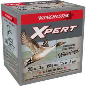 WINCHESTER XPERT STEEL HV 20GA 3" 7/8OZ 1500FPS #2 AMMO 25RDS