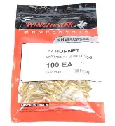 WINCHESTER 22 HORNET BRASS 100CT