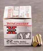 Winchester .22 WMR 40gr JHP – 50rd