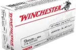 WINCHESTER DEFENSE 9MM 115GR JHP AMMO 50RDS