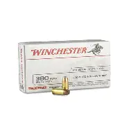WINCHESTER 380 ACP 95GR FMJ AMMO 50RDS