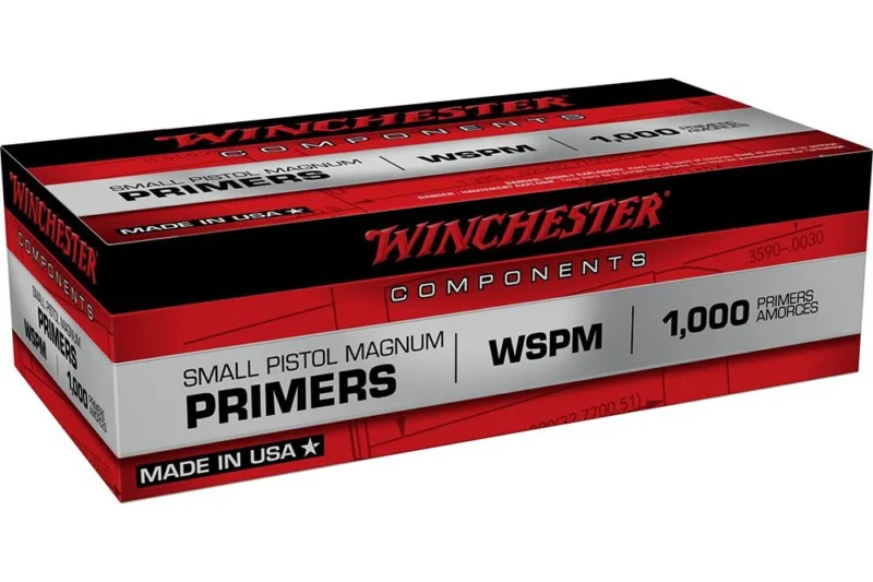WINCHESTER WSPM SMALL PISTOL MAGNUM PRIMERS 1,000CT