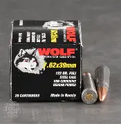 wolf 7.62x39 122gr HP – 20rd