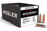 NOSLER 270CAL (.277") 130GR ACCUBOND BULLETS 50CT