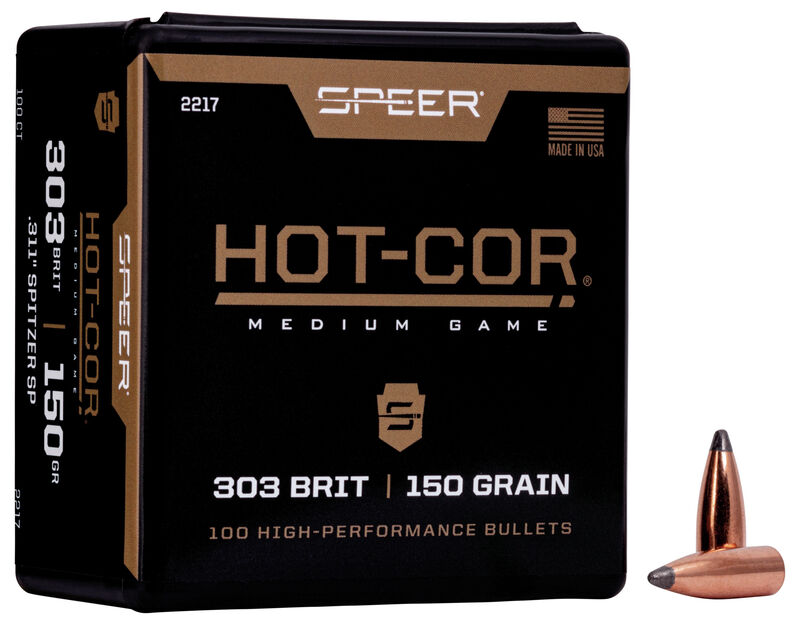 SPEER 303 (.311") 150GR SP HOT-COR BULLETS 100CT