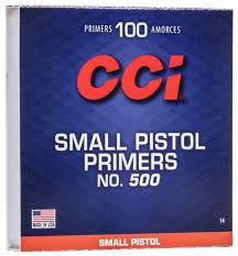CCI SMALL PISTOL PRIMER #500 100ct