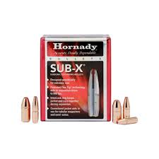 HORNADY 45 CAL (.452") 395GR SUB-X (450BM) BULLETS 50CT