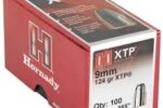 HORNADY 9MM (.355") 124GR XTP BULLETS 100CT