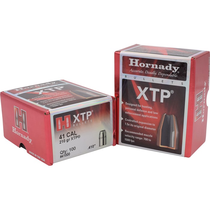 HORNADY 41 CAL (.410") 210GR XTP BULLETS 100 CT