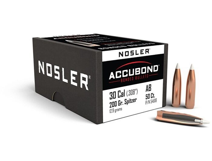 l_749004451_1 NOSLER 30 CAL (.308) 200GR SPITZR BULLET ACCUBOND BULLETS 50CT
