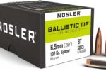 NOSLER 6.5MM (.264") 100GR BALLISTIC TIP SPITZER BULLETS 50CT