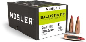 NOSLER 7MM (.284") 120GR BALLISTIC TIP BULLETS 50CT