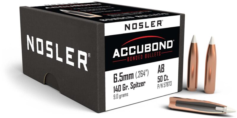 NOSLER 6.5MM (.264") 140GR ACCUBOND BULLETS 50CT