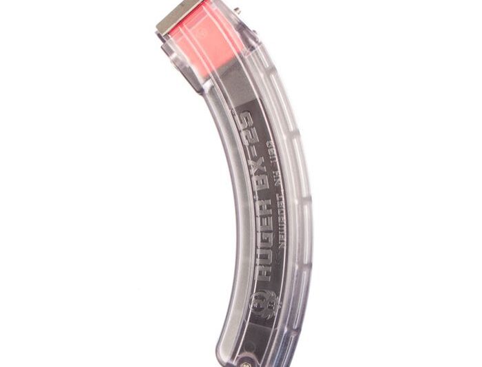 rug90591 RUGER 10/22 CLEAR 25RD MAGAZINE