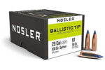 NOSLER 25CAL (.257") 100GR BALLISTIC TIP BULLETS 50CT