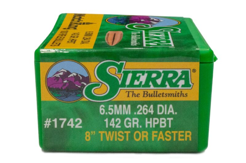 SIERRA 6.5MM (.264") 142GR HPBT MATCHKING BULLETS 100CT