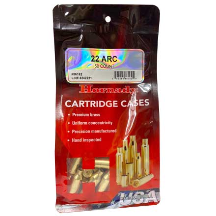 22 arc brass HORNADY 22 ARC BRASS 50CT