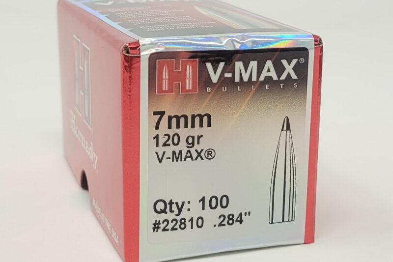 HORNADY 7MM (.284") 120GR V-MAX BULLETS 100CT