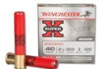 WINCHESTER SUPER-X 410BR 2.5" 1300FPS 3 PELLET #000 BUCKSHOT AMMO 5RDS