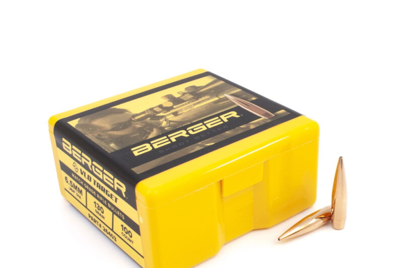 26403 BERGER 6.5MM (.264") 130GR VLD TARGET BULLETS 100CT