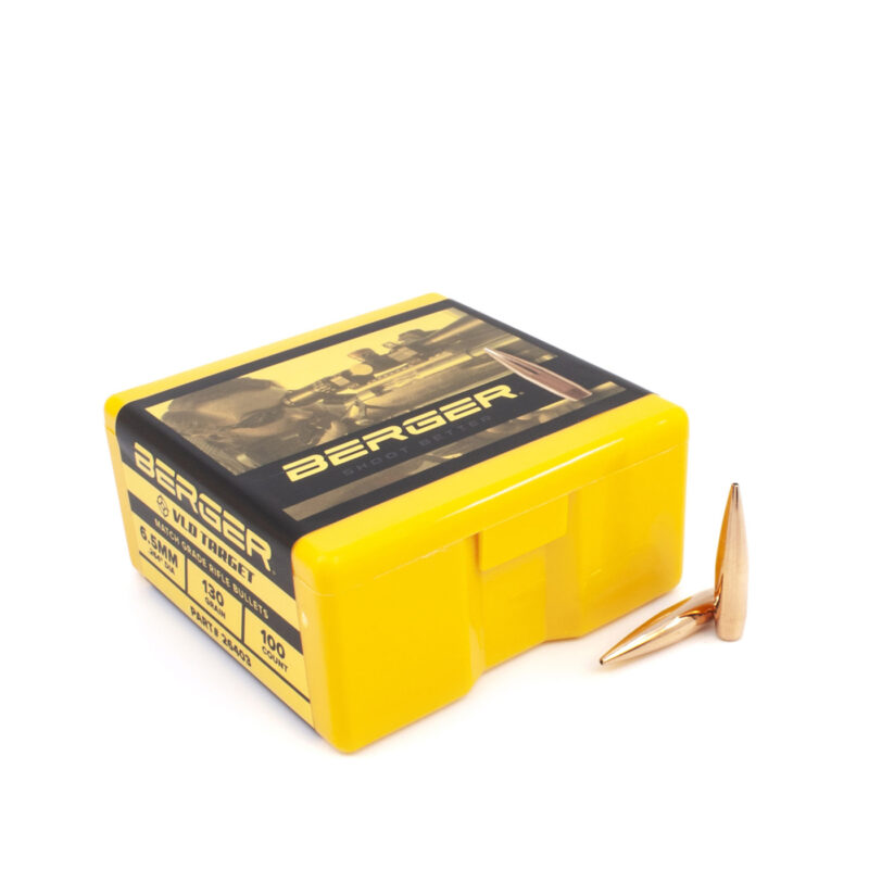 BERGER 6.5MM (.264") 130GR VLD TARGET BULLETS 100CT