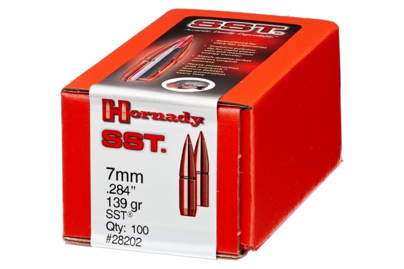 HORNADY 7MM (.284") 139GR SST BULLETS 100CT