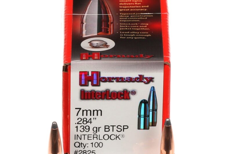 HORNADY 7MM (.284") 139GR BTSP BULLETS 100CT