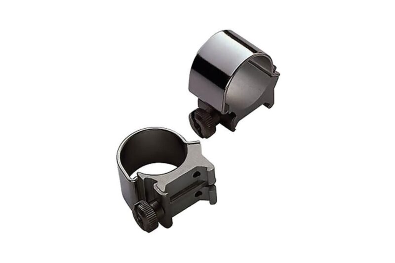 WEAVER 1" EXTRA HIGH - BLACK RINGS