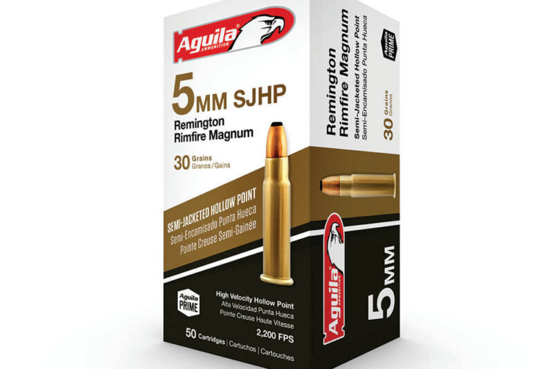 AGUILA 5MM REM MAG SJHP AMMO 50RDS