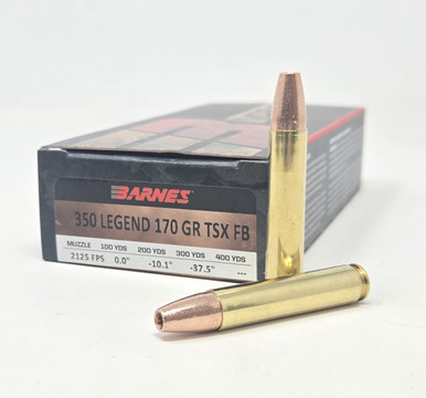 BARNES 350 LEGEND 170GR TSX FN AMMO 20RDS BARNES 350 LEGEND 170GR TSX FN AMMO 20RDS