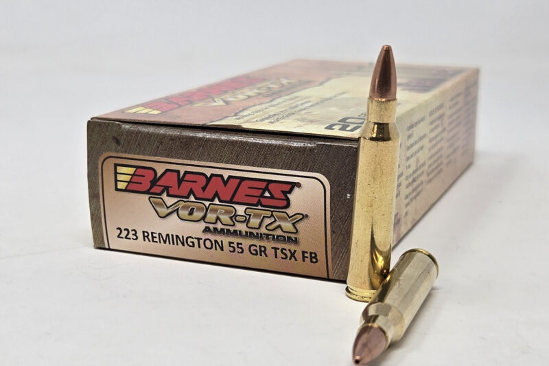 BARNES VORTEX 223 REMINGTON 55GR TSX FB AMMO 20RDS