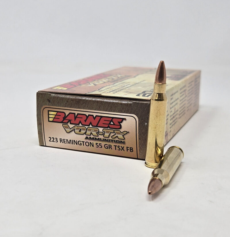 BARNES VORTEX 223 REMINGTON 55GR TSX FB AMMO 20RDS