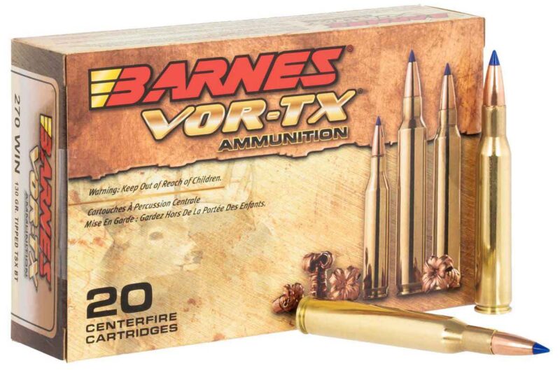 BARNES VORTEX 270 WINCHESTER 130GR TTSX-BT AMMO 20RDS BARNES VORTEX 270 WINCHESTER 130GR TTSX-BT AMMO 20RDS