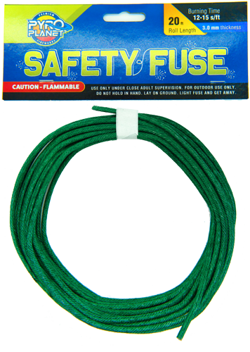CANNON FUSE 20' PYRO PLANET