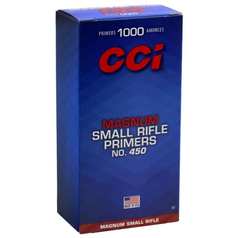 CCI NO.450 SMALL RIFLE MAGNUM PRIMERS 1000CT