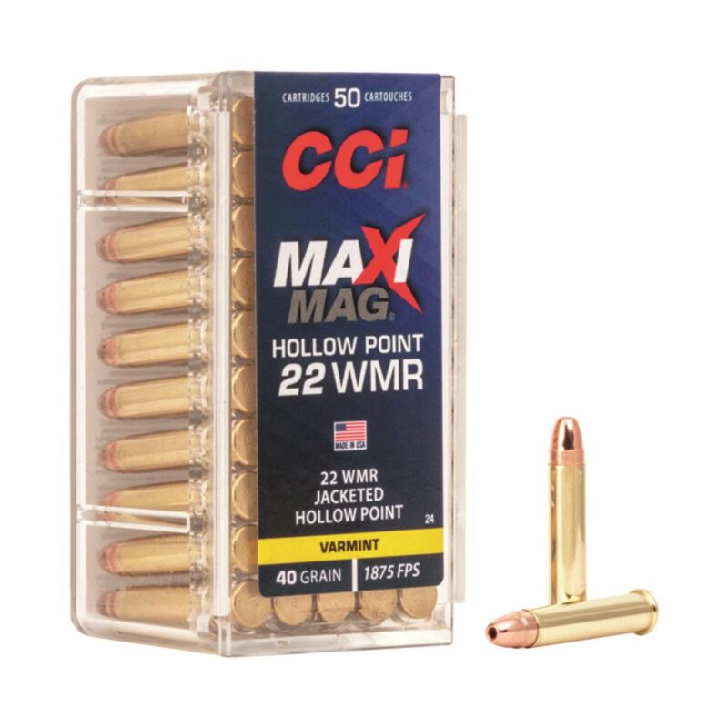 CCI MAXI MAG 22 MAG 40GR 1875FPS HP AMMO 50RDS