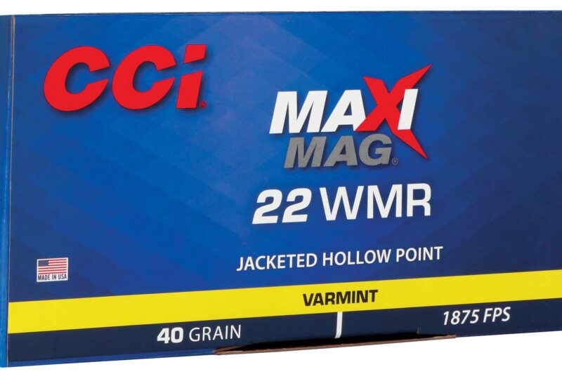CCI MAXI MAG 22 WMR 40GR 1875FPS JHP AMMO 200RDS