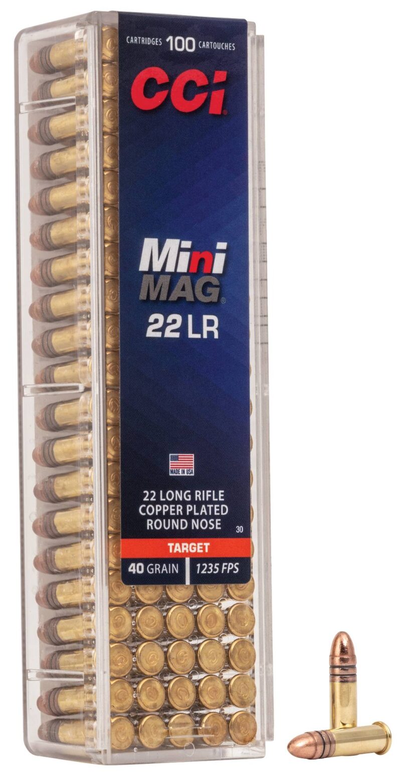 CCI MINI MAG 22LR 40GR 1235FPS AMMO 100RDS