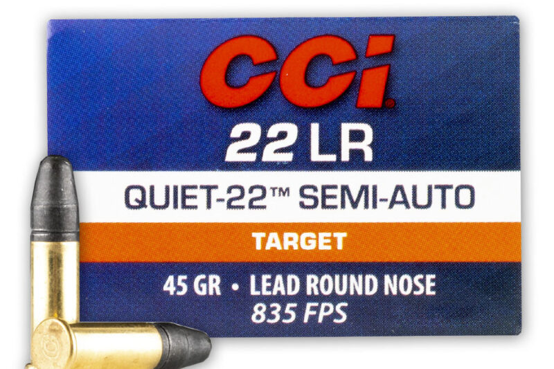 CCI QUIET-22 SEMI AUTO 22LR AMMO 500RDS