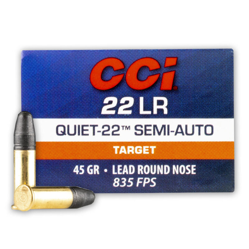 CCI QUIET-22 SEMI AUTO 22LR AMMO 500RDS