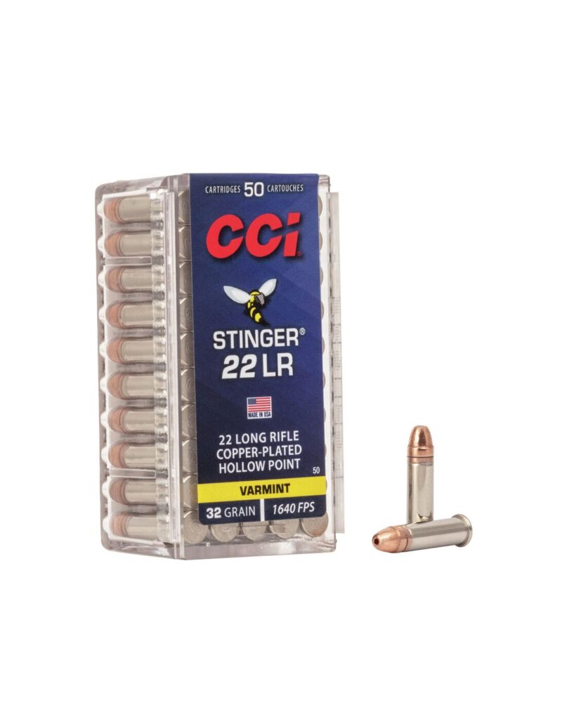 CCI STINGERS 22 EXTRA LONG 32GR 1640FPS AMMO 50RDS